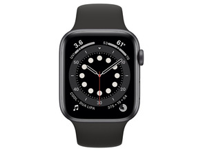 Añadir a la cesta Apple Watch S6 44MM Gris Espacial con correa negra Sport Band MG2E3TY/A Apple Watch S6 44MM Gris Espacial con correa negra Sport Band MG2E3TY/A