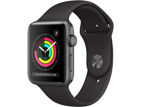 Añadir a la cesta Apple Watch Series 3 GPS 42mm Caja Gris Espacial/Correa Deportiva Negra Apple Watch Series 3 GPS 42mm Caja Gris Espacial/Correa Deportiva Negra