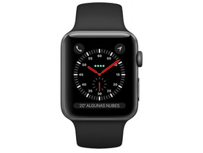 Añadir a la cesta Apple Watch Series 3 GPS + Cellular 38mm Aluminio Space Grey Apple Watch Series 3 GPS + Cellular 38mm Aluminio Space Grey