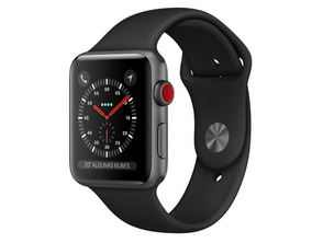Añadir a la cesta Apple Watch Series 3 GPS + Cellular 42mm Aluminio Negro Apple Watch Series 3 GPS + Cellular 42mm Aluminio Negro