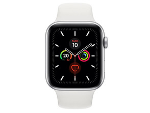 Añadir a la cesta Apple Watch Series 5 40mm GPS Aluminio Plata con correa blanca Sport MWV62TY/A Apple Watch Series 5 40mm GPS Aluminio Plata con correa blanca Sport MWV62TY/A