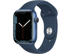 Añadir a la cesta Apple Watch Series 7 GPS 45mm Caja Aluminio Azul/Correa Deportiva Azul Abismo Apple Watch Series 7 GPS 45mm Caja Aluminio Azul/Correa Deportiva Azul Abismo
