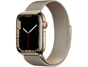 Añadir a la cesta Apple Watch Series 7 GPS/Cellular 45 mm Caja de Acero Oro/Correa Milanesa en Oro Apple Watch Series 7 GPS/Cellular 45 mm Caja de Acero Oro/Correa Milanesa en Oro