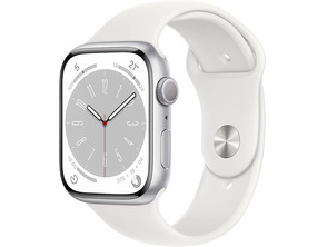 Añadir a la cesta Apple Watch Series 8 GPS 45mm Plata/Correa Blanco Apple Watch Series 8 GPS 45mm Plata/Correa Blanco