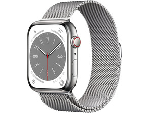 Añadir a la cesta Apple Watch Series 8 GPS/Cellular 45mm Plata/Correa Milanese Loop Plata Apple Watch Series 8 GPS/Cellular 45mm Plata/Correa Milanese Loop Plata