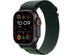 Añadir a la cesta Apple Watch Ultra 2 GPS Cellular 49mm Caja Negra Titanio  Alpine Loop S Verde Oscuro Apple Watch Ultra 2 GPS Cellular 49mm Caja Negra Titanio  Alpine Loop S Verde Oscuro