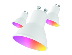 Añadir a la cesta Bombilla inteligente Muvit IO MIOPAK006 GU10 5.5W 3 Uds Bombilla inteligente Muvit IO MIOPAK006 GU10 5.5W 3 Uds