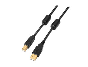 Añadir a la cesta Cable de Impresora USB(A)M 2.0 a USB(B)M Aisens 3M Cable de Impresora USB(A)M 2.0 a USB(B)M Aisens 3M