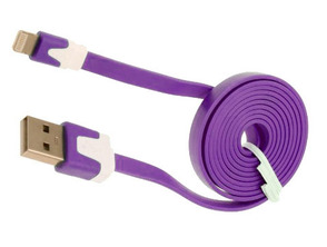 Añadir a la cesta Cable de transferencia/recarga iPhone 5 Violeta Cable de transferencia/recarga iPhone 5 Violeta