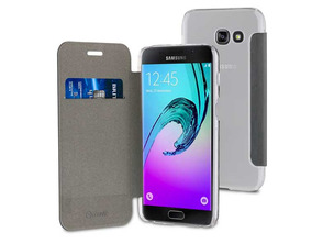 Añadir a la cesta Funda Folio Gris Trasera Transparente Samsung Galaxy A5 2017 Muvit Funda Folio Gris Trasera Transparente Samsung Galaxy A5 2017 Muvit