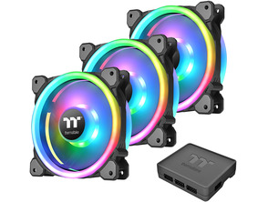 Añadir a la cesta Kit 3 Ventiladores Thermaltake Riing Trio 14 cm RGB Kit 3 Ventiladores Thermaltake Riing Trio 14 cm RGB