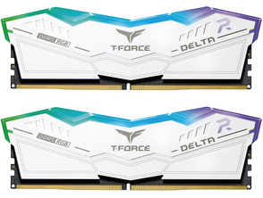 Añadir a la cesta Memoria RAM TeamGroup Delta White RGB 32GB (2x16GB) DDR5 6400 MHz Memoria RAM TeamGroup Delta White RGB 32GB (2x16GB) DDR5 6400 MHz