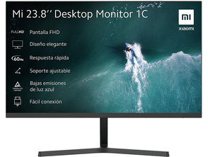 Añadir a la cesta Monitor Xiaomi MI Desktop 1C 23.8'' FullHD Negro Monitor Xiaomi MI Desktop 1C 23.8'' FullHD Negro