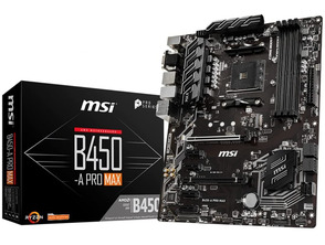 Añadir a la cesta Placa Base MSI AM4 B450-A Pro Max Placa Base MSI AM4 B450-A Pro Max