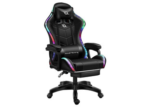 Añadir a la cesta Silla Gaming PowerGaming LED RGB con Reposapiés - Negro Silla Gaming PowerGaming LED RGB con Reposapiés - Negro