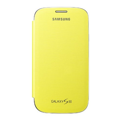 Funda oficial Galaxy S3 tipo libro amarilla