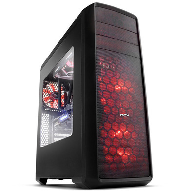 Nox Coolbay ZX LED Roja USB 3.0