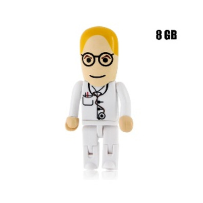 Memoria USB 8 GB Doctor (Blanco)