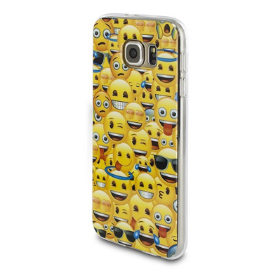 Funda TPU Who's Missing Samsung Galaxy S6 Emoji