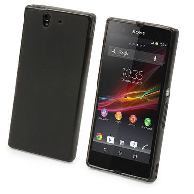 Funda MiniGel para Sony Xperia Z Muvit Negro