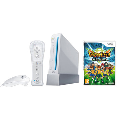 Nintendo Wii Blanca + Inazuma Eleven Strikers