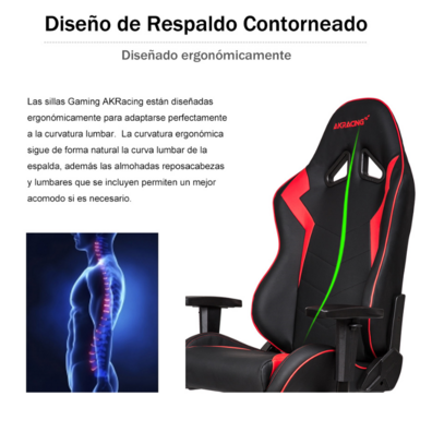 AKRacing Silla Gaming Core Series SX Rojo