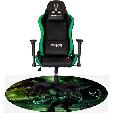 Alfombra Gaming Woxter Stinger Floorpad illidan  Verde