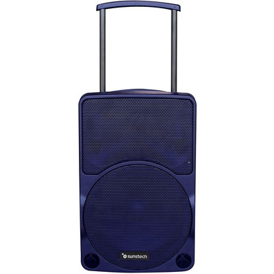 Altavoz Trolley Sunstech Muscle Pro Blue 40W RMS/FM/SD/USB/AUX-IN