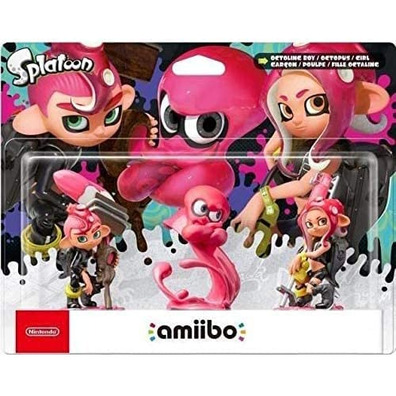 Amiibo Splatoon (Octoling Chico, Chica, Pulpo)