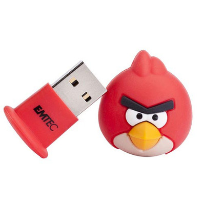 Memoria USB Angry Birds Rojo 4 Gb