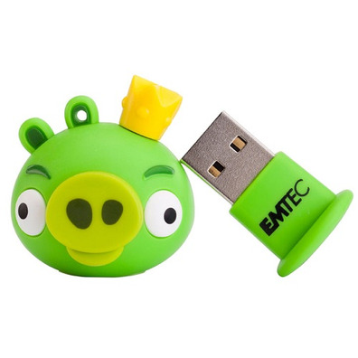 Memoria USB Angry Birds Rey Cerdo 4 Gb