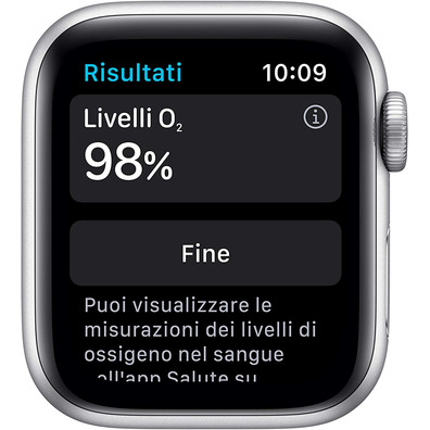 Apple Watch Series 6 GPS/Cellular 40mm Caja de Aluminio en Plata/Correa Deportiva Blanca