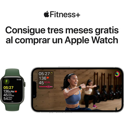 Apple Watch Series 7 GPS 41 mm Caja Aluminio en Azul/ Correa deportiva Azul Abismo