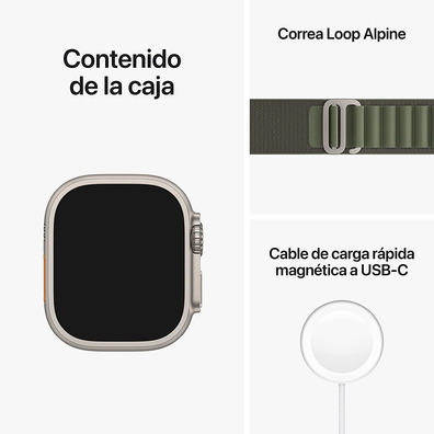 Apple Watch Ultra GPS/Cell 49mm Titanio Alpine Verde L