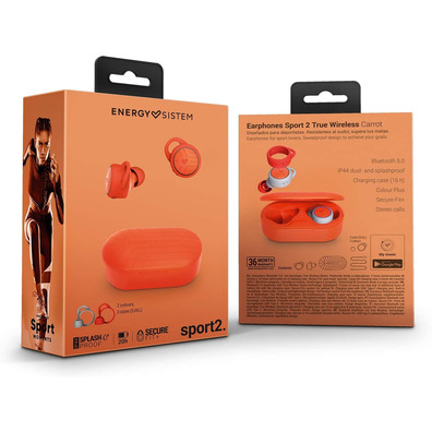 Auriculares Energy Sistem Sport 2 True Orange