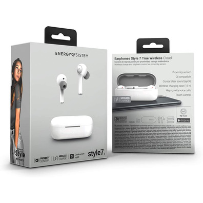 Auriculares Energy Sistem Style 7 True White Bluetooth