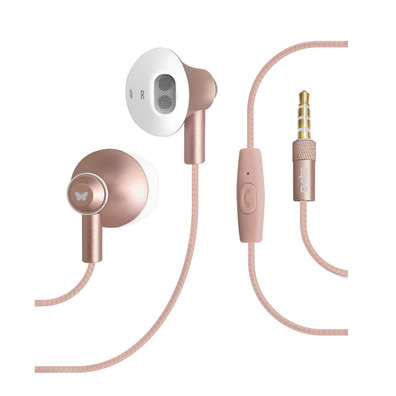 Auriculares Estéreo Shiny SBS Rosa