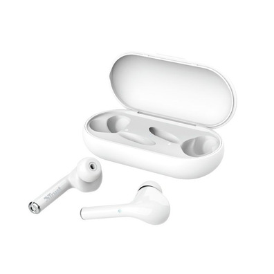 Auriculares In-Ear Trust Nika Touch White BT5.0 TWS