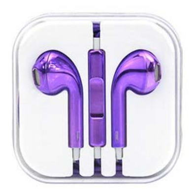 Auriculares Manos Libres para iPhone Morado