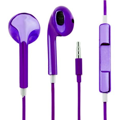 Auriculares Manos Libres para iPhone Morado