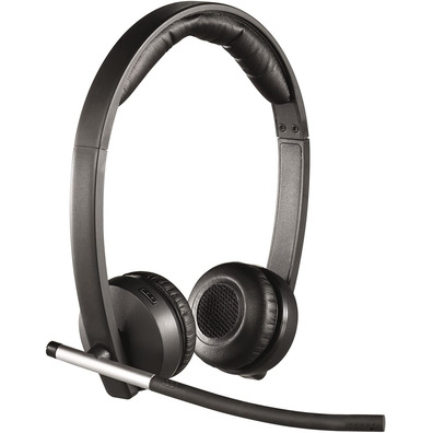 Auriculares Micro Logitech H820E Dual Wireless Negro