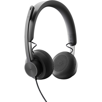 Auriculares Micro Logitech Zone Wired Negro