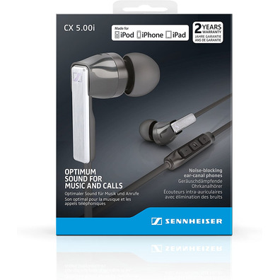 Auriculares Sennheiser CX 5.00i Negro