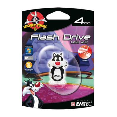 Memoria USB 2.0 4 Gb Silvestre