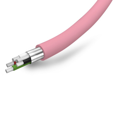 Cable de datos y de carga Tipo C Colección Polo SBS Rosa