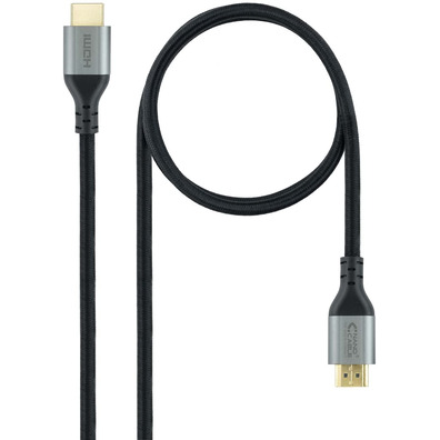 Cable HDMI 2.1 Nanocable Ultra High Speed 1m Negro