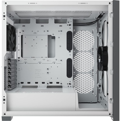 Caja Semitorre Corsair 5000D Tempered Glass White