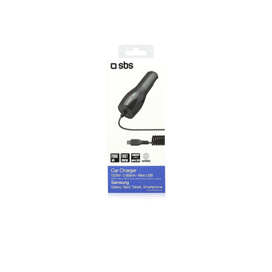 Cargador de coche 2000 mAh conector MicroUSB SBS