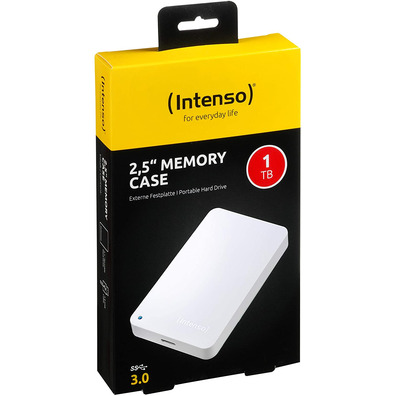 Disco duro externo Intenso Memory Case 1 TB 2.5'' Blanco