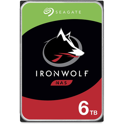 Disco Duro Seagate 3.5'' 6TB SATA 3 256MB IronWolf